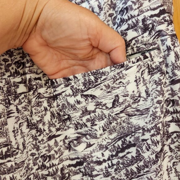 GREYSON Peaks & Parks Shorts Golf Arctic Wolf Print - Picture 4 of 8